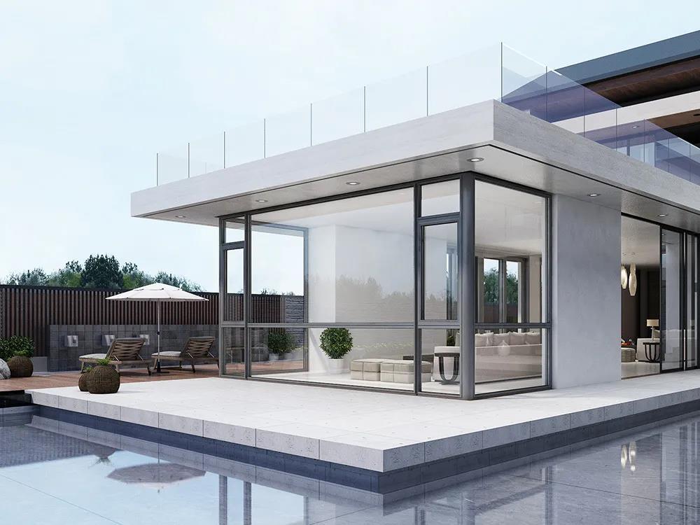 无锡封阳台厂家双内开系统窗窗纱一体隔音窗断桥窗电动智能提升窗(图7)