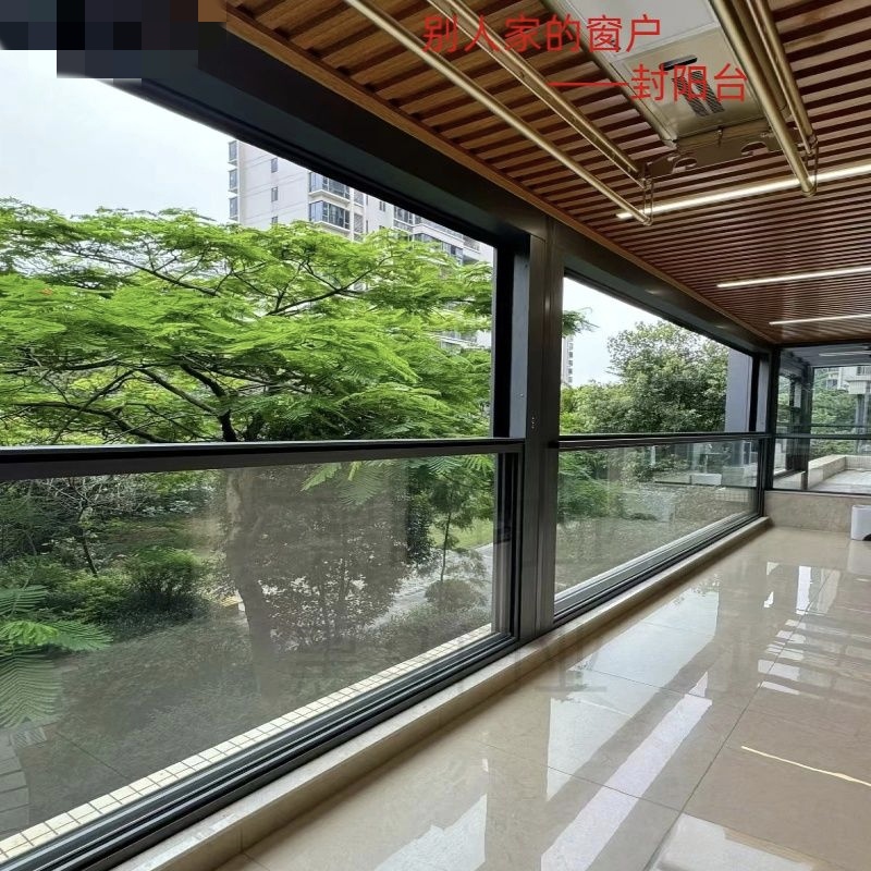 无锡封阳台厂家双内开系统窗窗纱一体隔音窗断桥窗电动智能提升窗(图14)