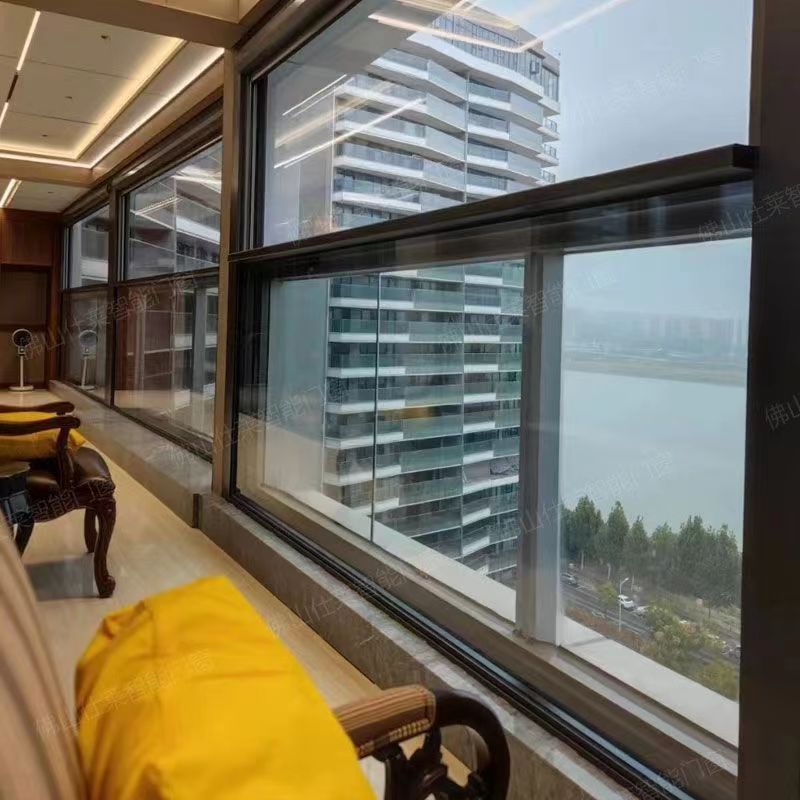 无锡封阳台厂家双内开系统窗窗纱一体隔音窗断桥窗电动智能提升窗(图10)
