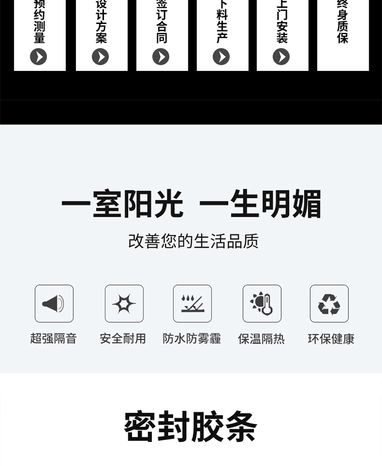北京铝包木门窗厂家直销封阳台窗户隔音隔热密封系统窗阳光房定制(图8)