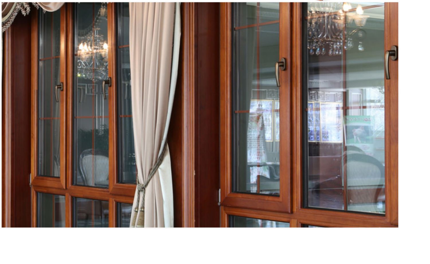 北京铝包木门窗别墅实木铝木复合窗密封隔音窗户封阳台厂家直销(图17)