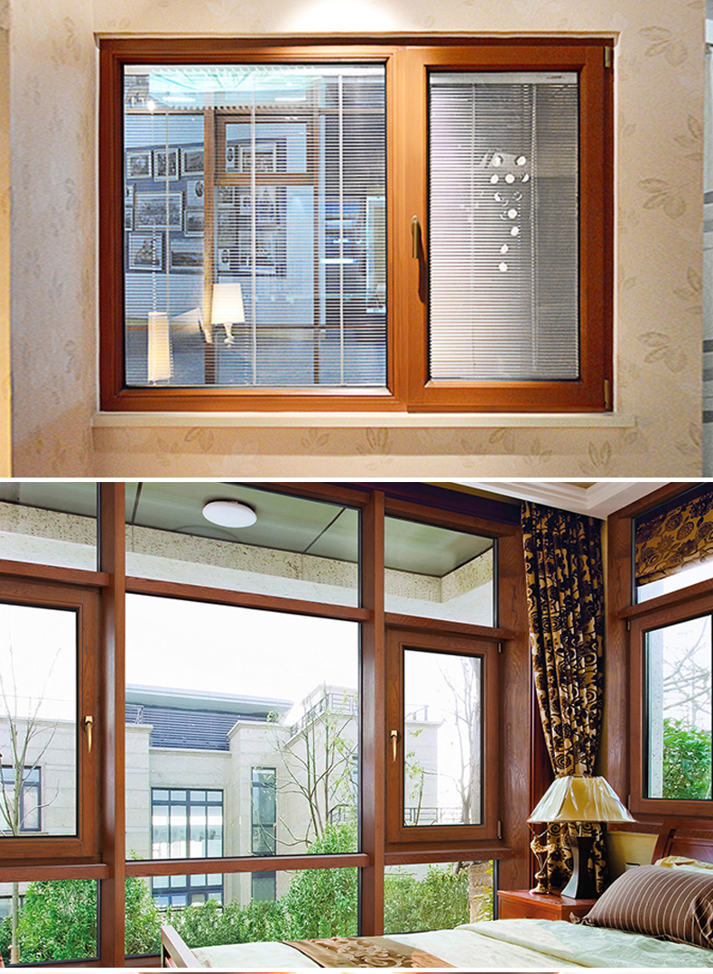 旭日风基础建材铝包木门窗德式木包铝门窗纯实木门窗断桥铝隔音窗(图13)