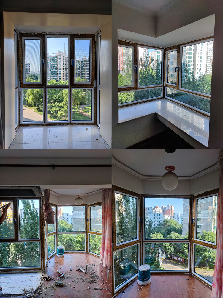 海螺断桥铝门窗 实德断桥铝阳光房 北京封阳台断桥铝系统窗隔音窗(图48)