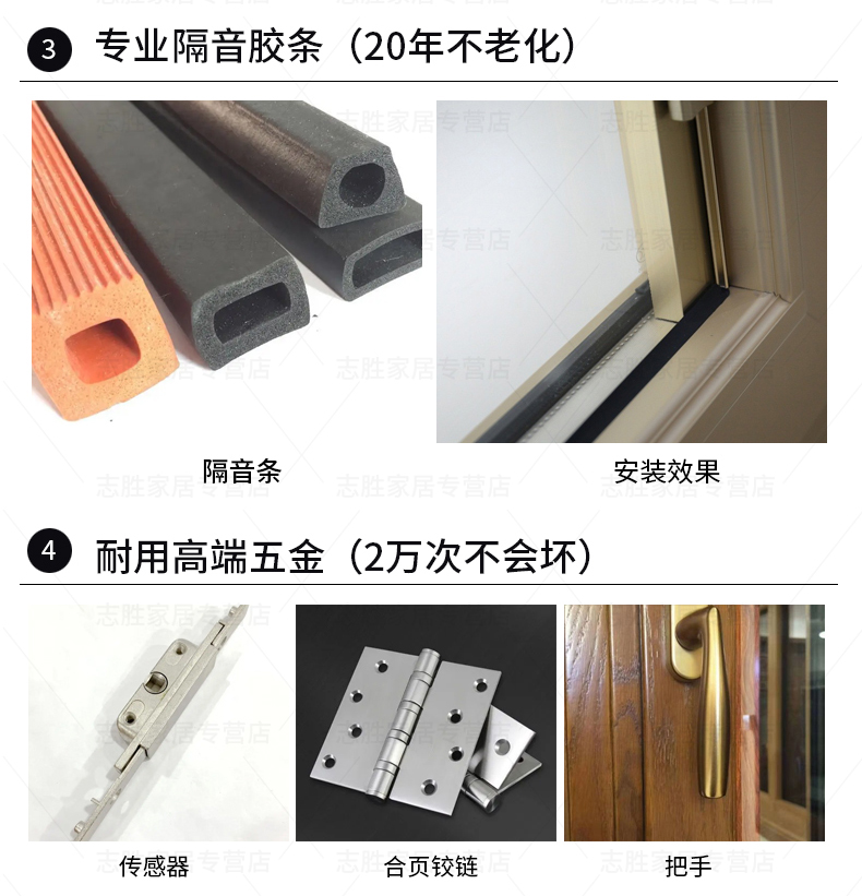 德式进口铝包木窗实木门窗铝包木窗纱一体木包铝隔音窗定制红橡木(图9)