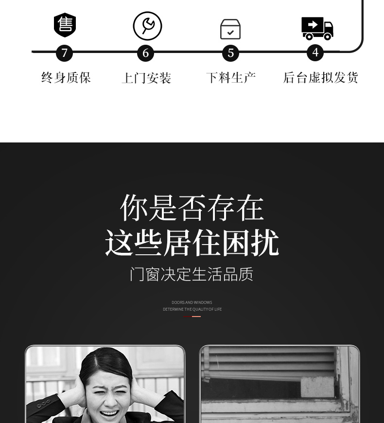 北京88断桥铝系统门窗封阳台封窗铝合金隔音玻璃落地窗内开内倒窗(图3)