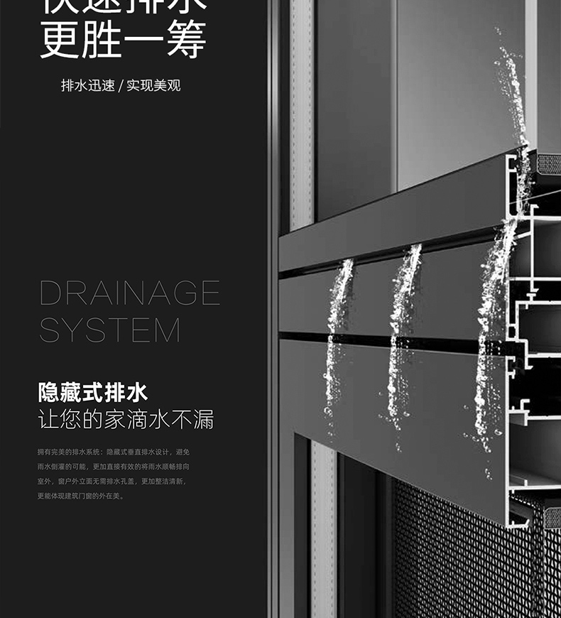 北京88断桥铝系统门窗封阳台封窗铝合金隔音玻璃落地窗内开内倒窗(图12)