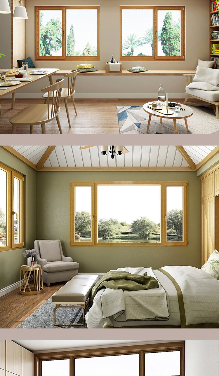 铝包木系统窗定制中式仿古木窗北京工厂同城入户安装别墅酒店小区(图12)