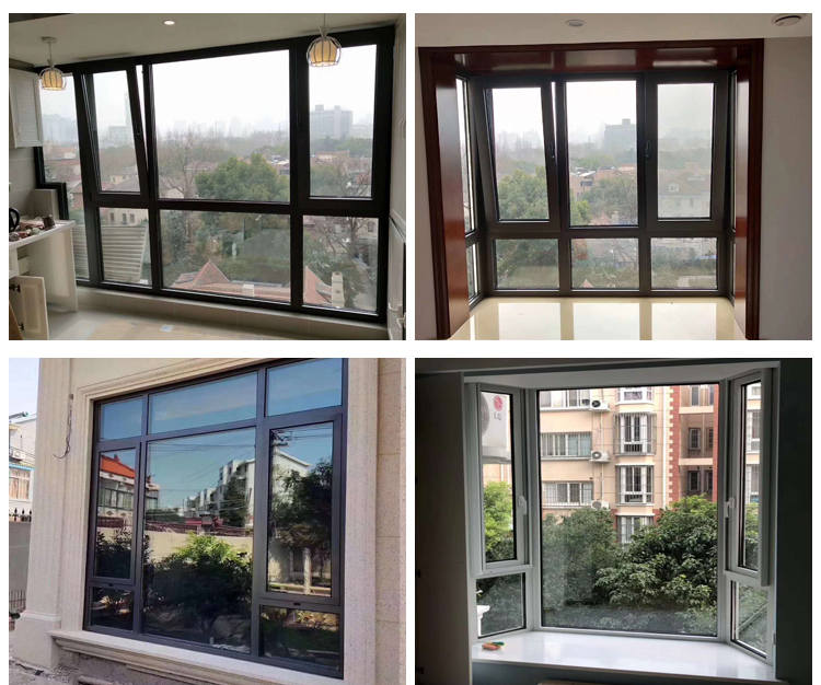 北京70系统断桥铝门窗封阳台仿古铝包木平移内倒隔音漂移推拉窗户(图20)