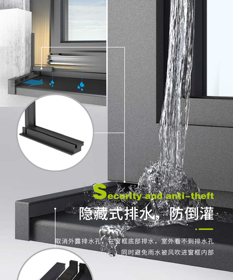 天津别墅高端铝包木门窗系统窗铝木复合窗户门定制木包铝红橡木(图12)