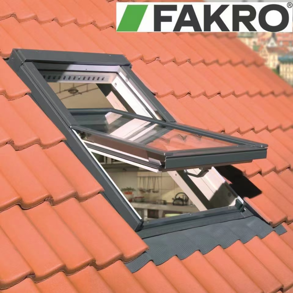 FAKRO斜屋顶进口天窗阁楼采光天窗斜屋面开天窗铝木复合电动窗(图7)