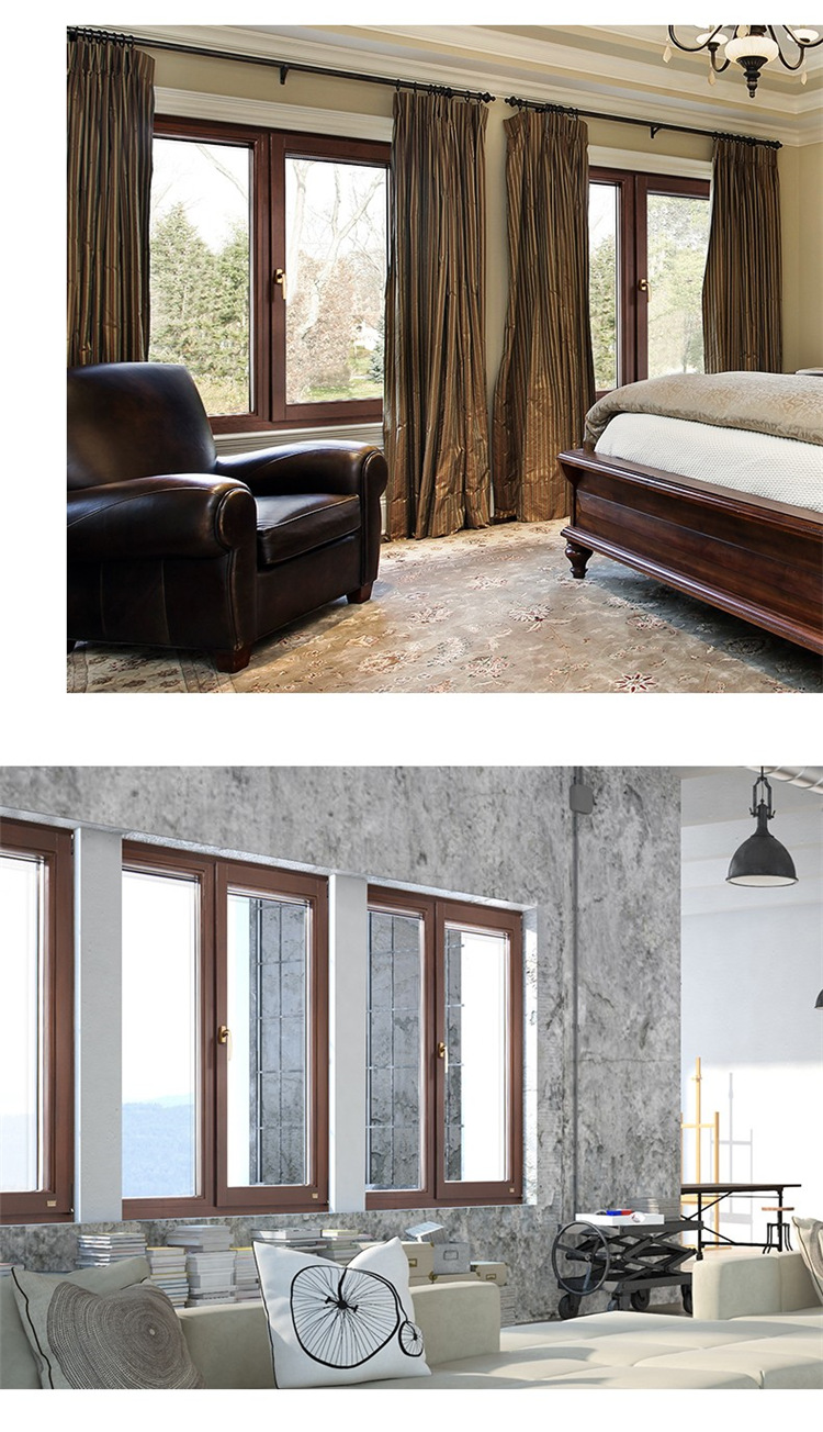 南京铝包木门窗别墅铝木隔热节能复合窗86木包铝阳台系统窗户定制(图18)