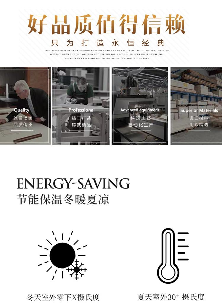 德国铝包木门窗木包铝阳光房木包铝门窗三层钢化玻璃隔音窗封阳台(图3)