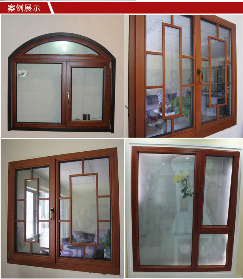 直销全国铝包木门窗正规大厂别墅专用断桥铝门窗铝包木封阳台窗户(图6)