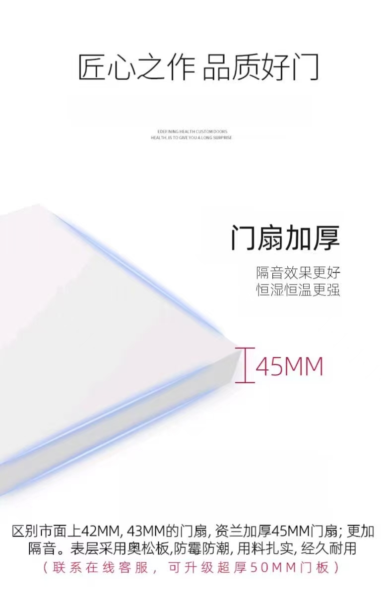 【天猫直营】门实木复合烤漆门实木室内门房间门卧室门一站包安装(图5)