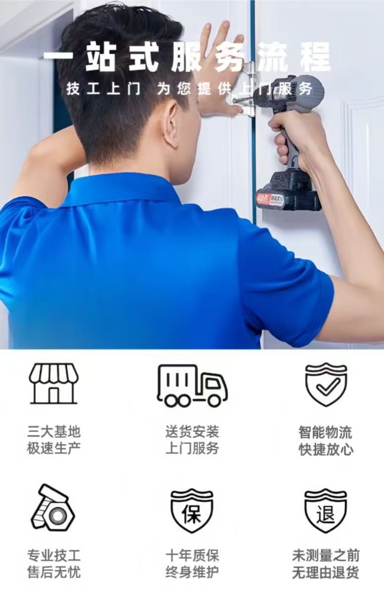 【天猫直营】门实木复合烤漆门实木室内门房间门卧室门一站包安装(图12)