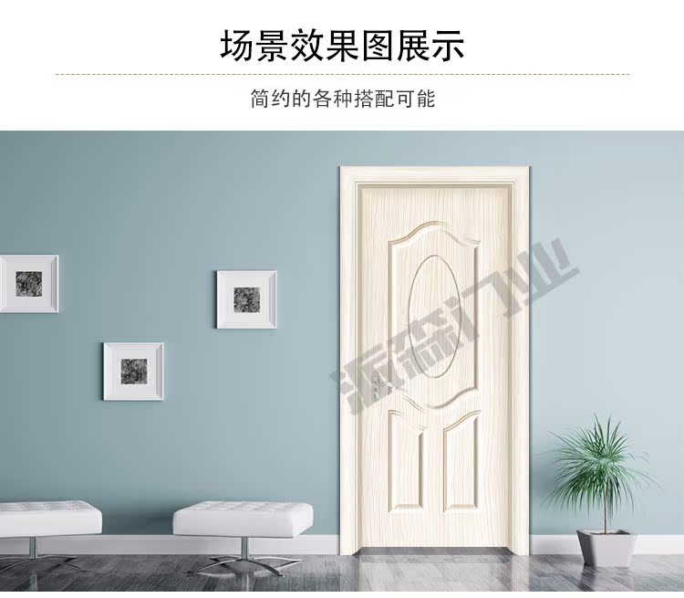 新款卧室门环保烤漆门隔音实木门生态强化门室内套装门定制房门(图12)