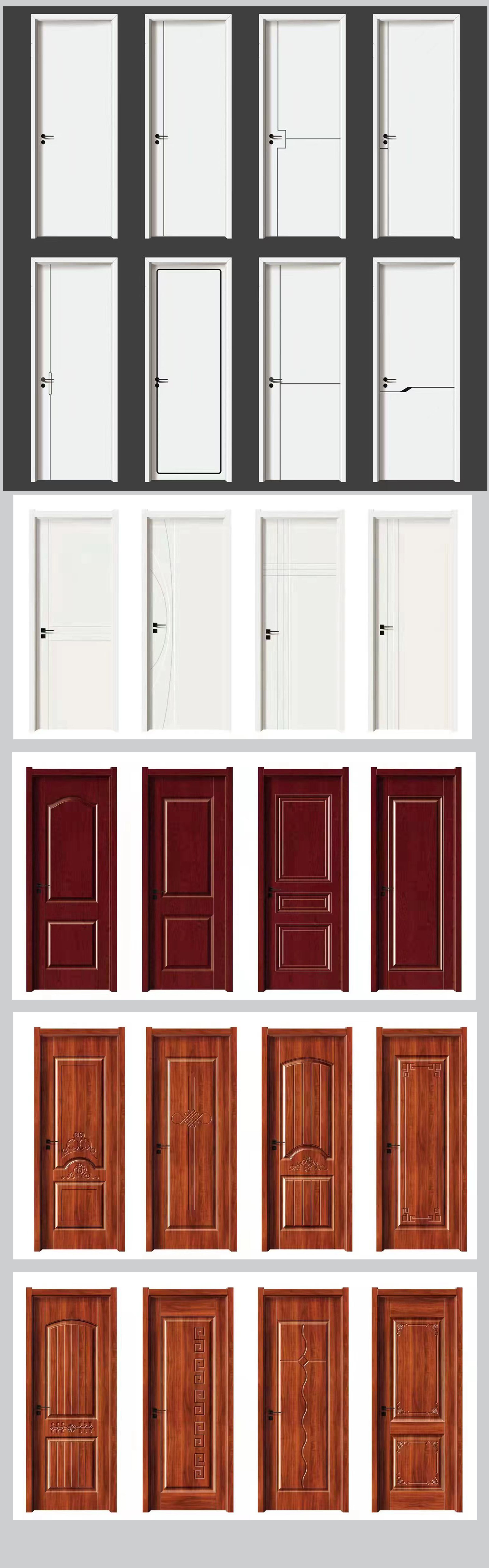 现货室内门卧室门套装门实木复合家用房间门免漆门生态门碳晶安装(图10)