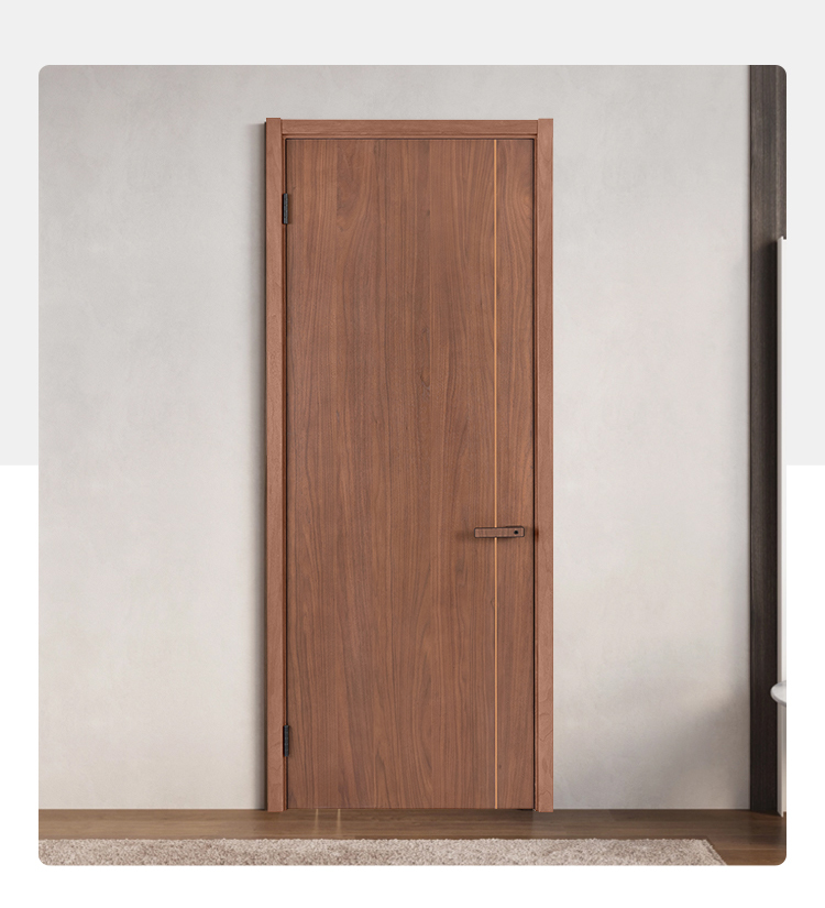 简约实木复合烤漆门家用房间门卧室门多层实木室内门极简风套装门(图17)