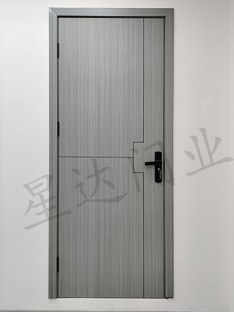 卧室碳晶实木门免漆室内门隔音生态门定制房间门防火包厢门双开门(图10)