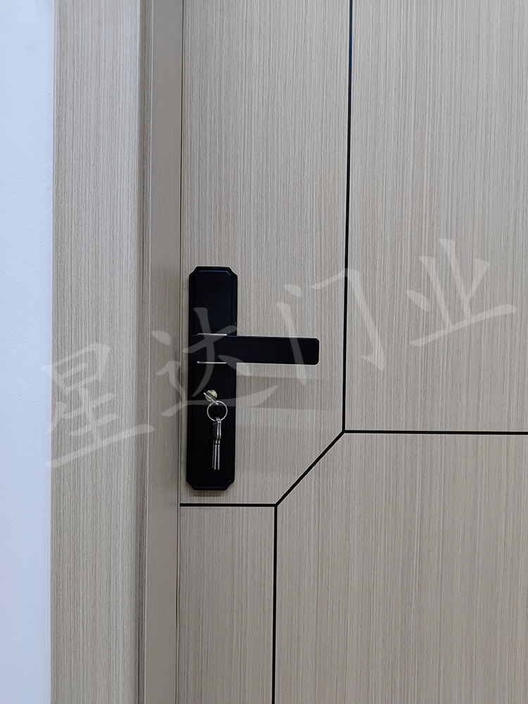 卧室碳晶实木门免漆室内门隔音生态门定制房间门防火包厢门双开门(图15)