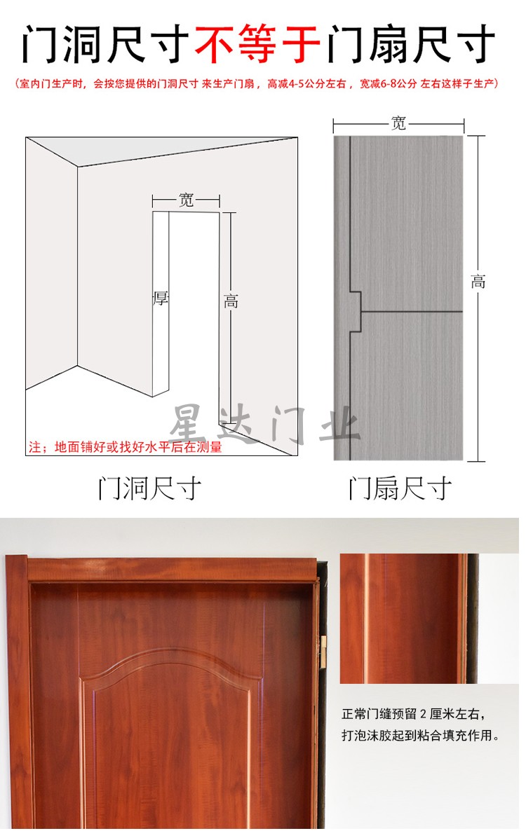 卧室碳晶实木门免漆室内门隔音生态门定制房间门防火包厢门双开门(图27)