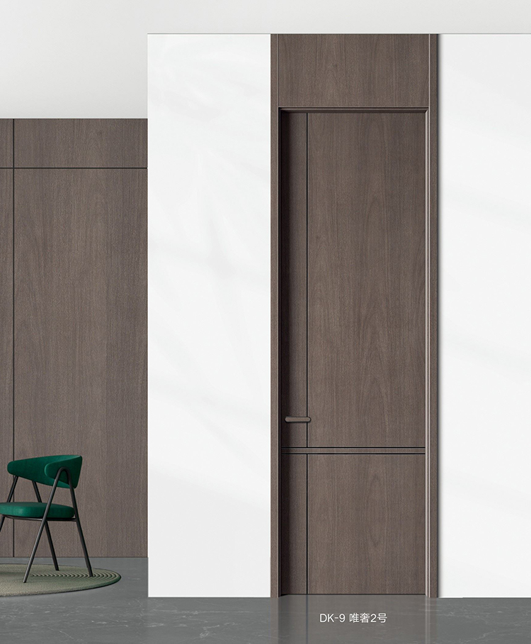 卧室门免漆实木复合套装门碳晶室内门隔音家用实木门隐形房间门(图11)