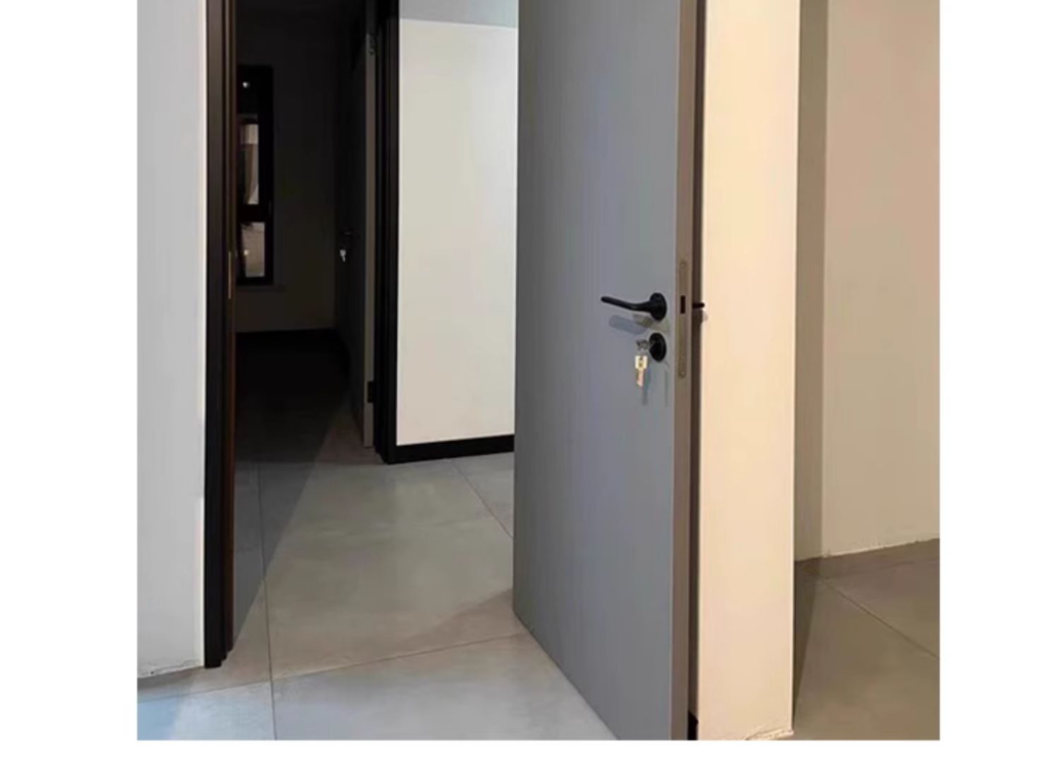 卧室门免漆实木复合套装门碳晶室内门隔音家用实木门隐形房间门(图18)