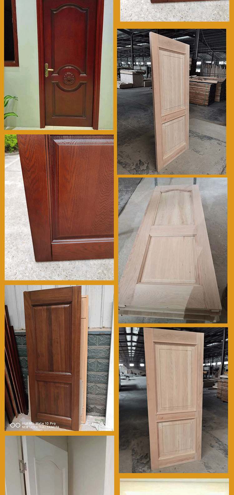 套装门实木门红橡原木门房间门推拉门房门原木定制厂家长沙全房定(图7)