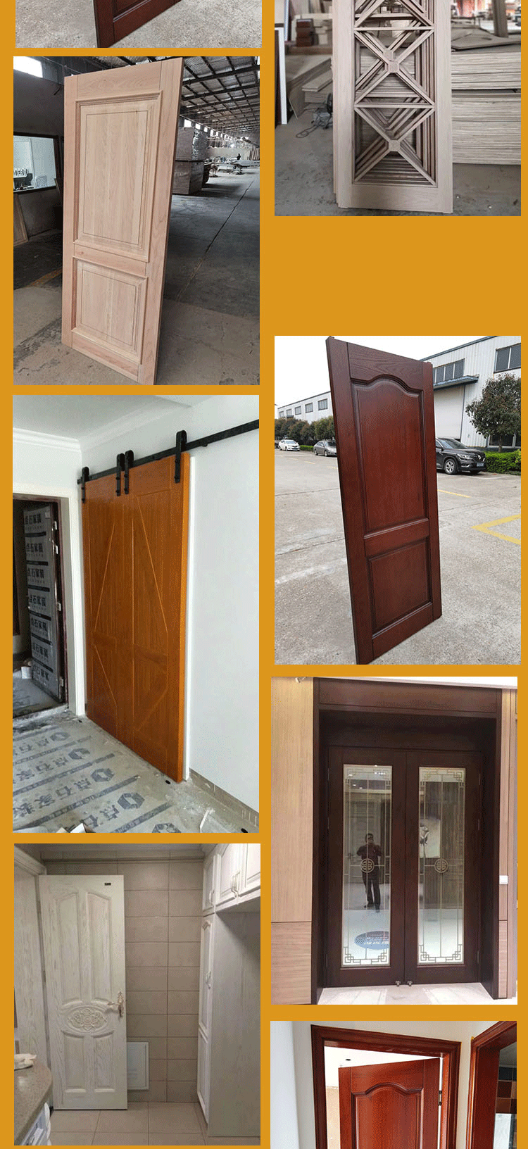 套装门实木门红橡原木门房间门推拉门房门原木定制厂家长沙全房定(图12)