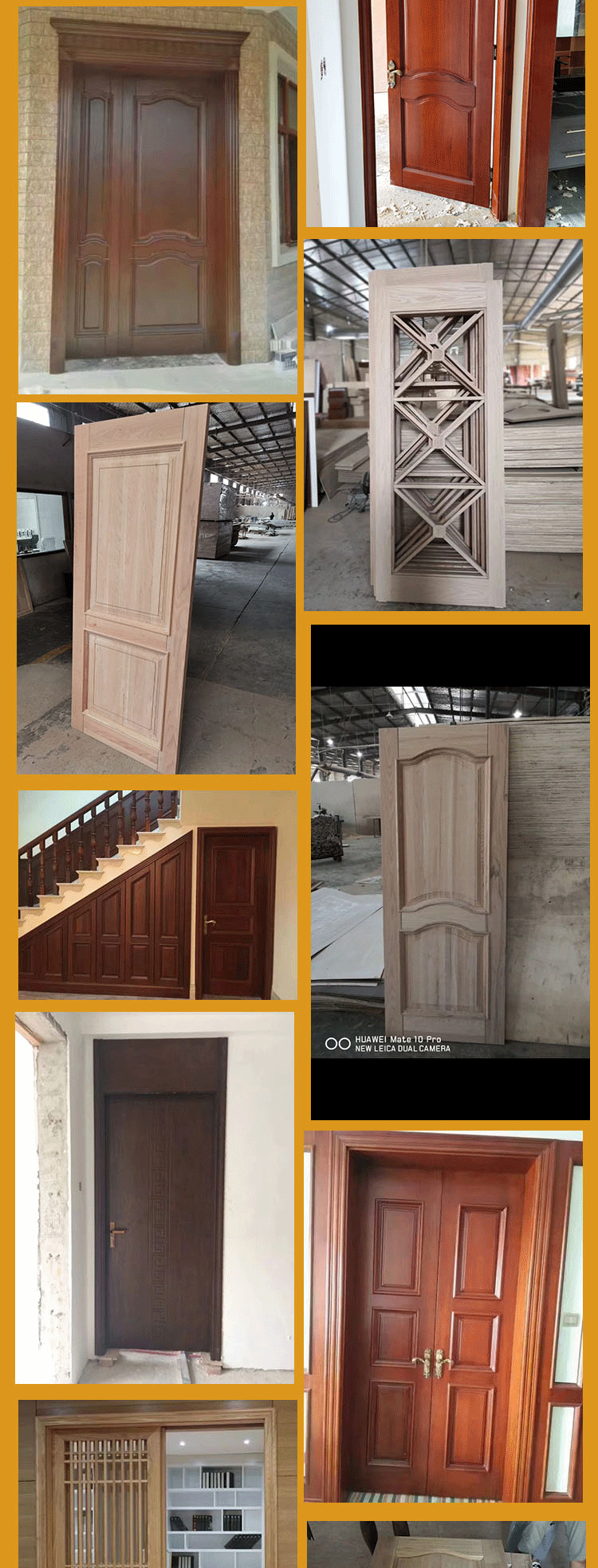 套装门实木门红橡原木门房间门推拉门房门原木定制厂家长沙全房定(图13)