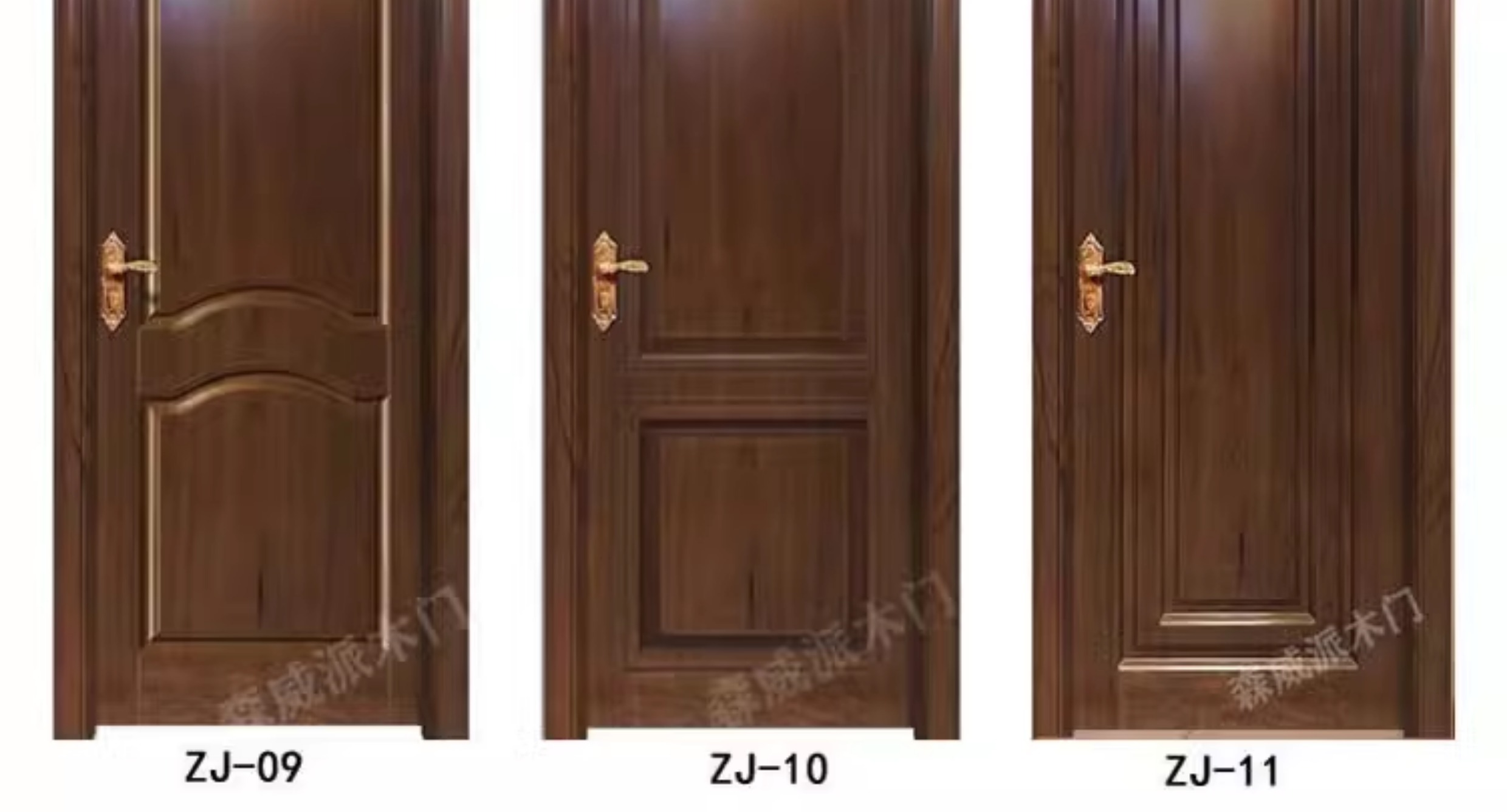 轻奢家用泰国橡木纯实木全实木木门原木木门烤漆木门卧室门室内门(图5)