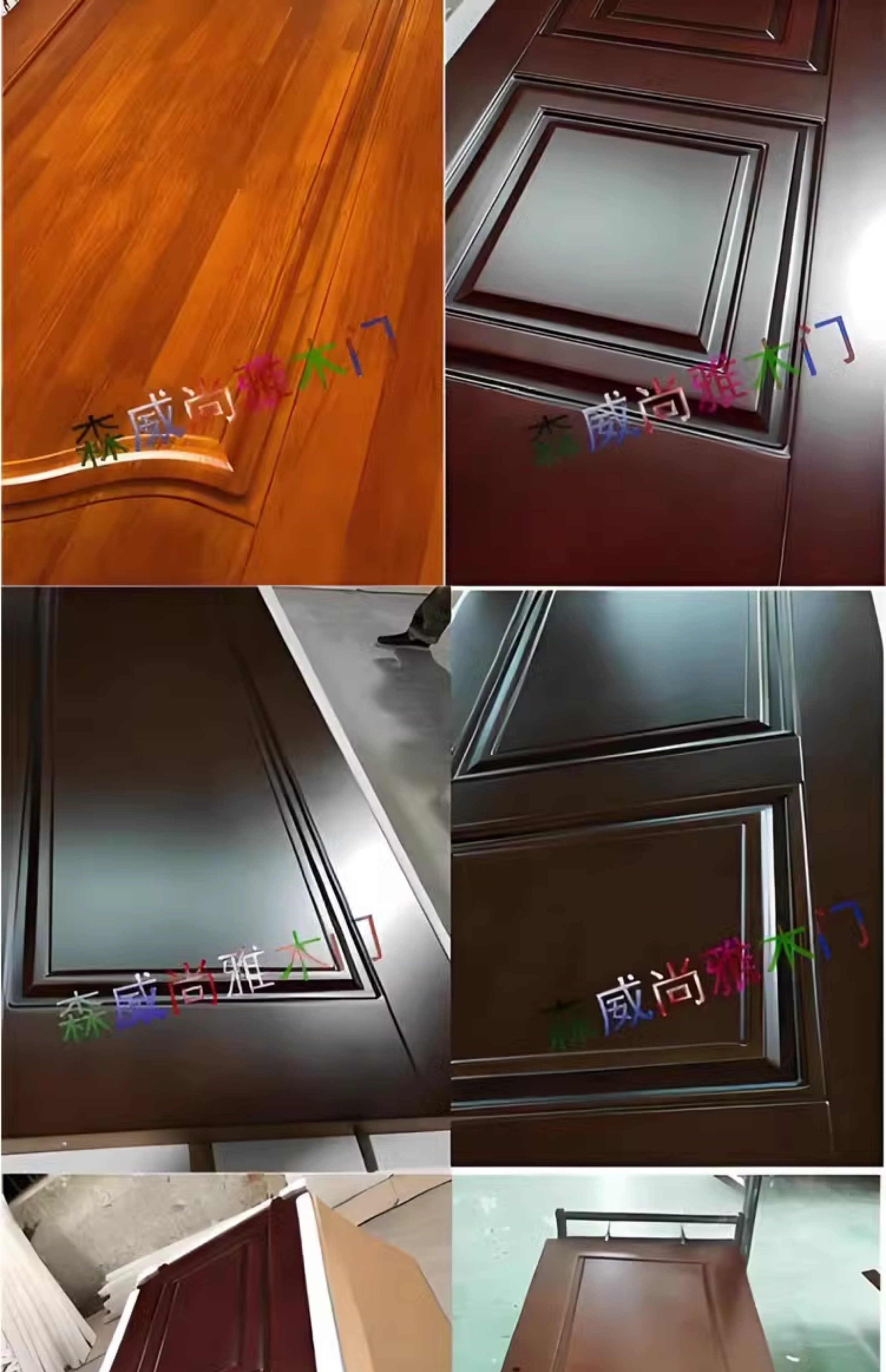 轻奢家用泰国橡木纯实木全实木木门原木木门烤漆木门卧室门室内门(图11)