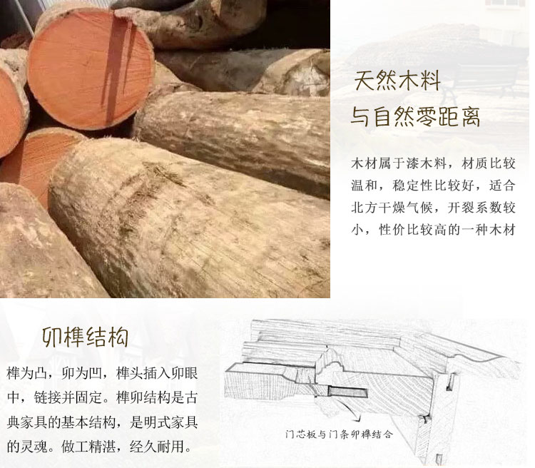 八零原木门木门纯卧室门房间室内门新中式烤漆定制实木门上门安装(图4)