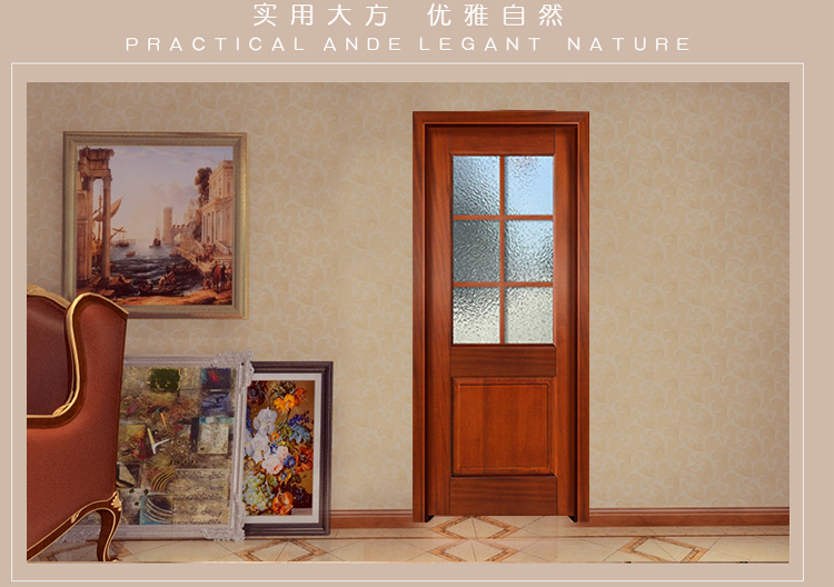 八零原木门木门纯卧室门房间室内门新中式烤漆定制实木门上门安装(图6)