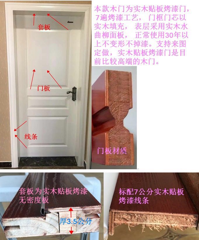 实木复合烤漆门实木烤漆门套装门卧室门室内门复合厕所门(图2) 实木复合烤漆门实木烤漆门套装门卧室门室内门复合厕所门(图2)