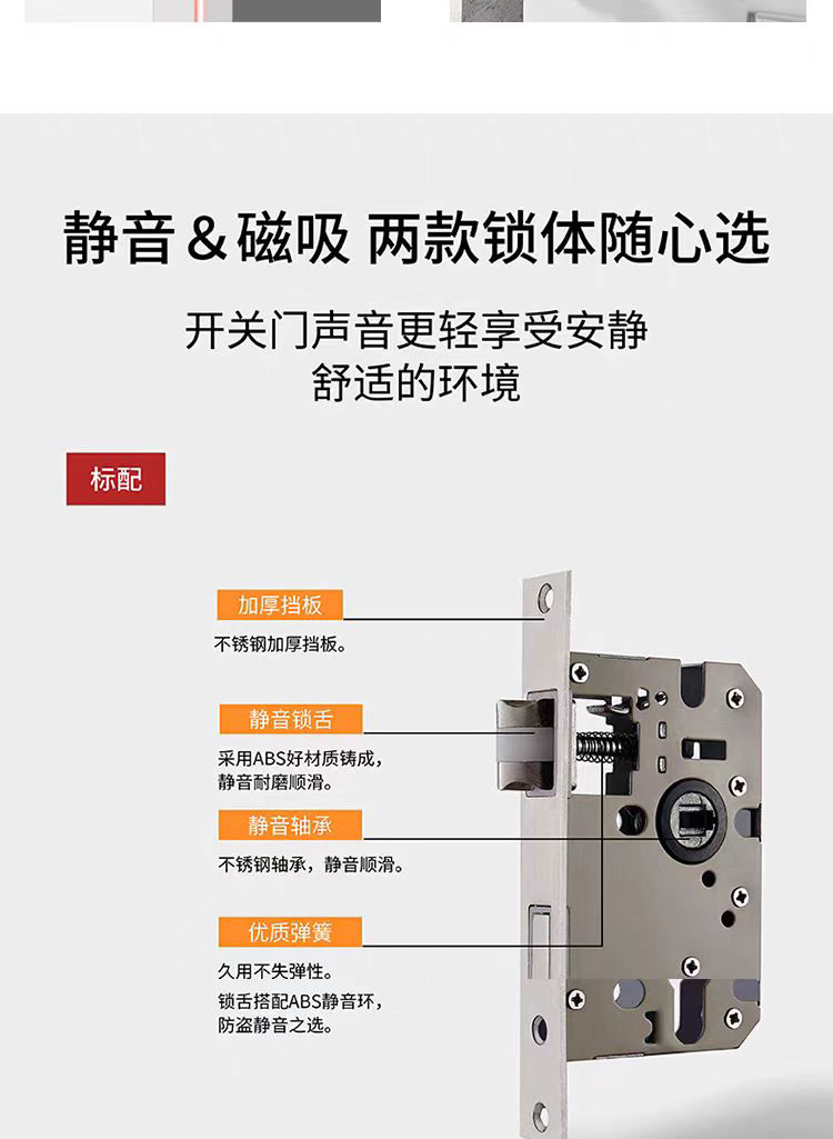 圣木定制实木复合烤漆门套装门法式扣线静音实木门卧室门折叠门(图12)