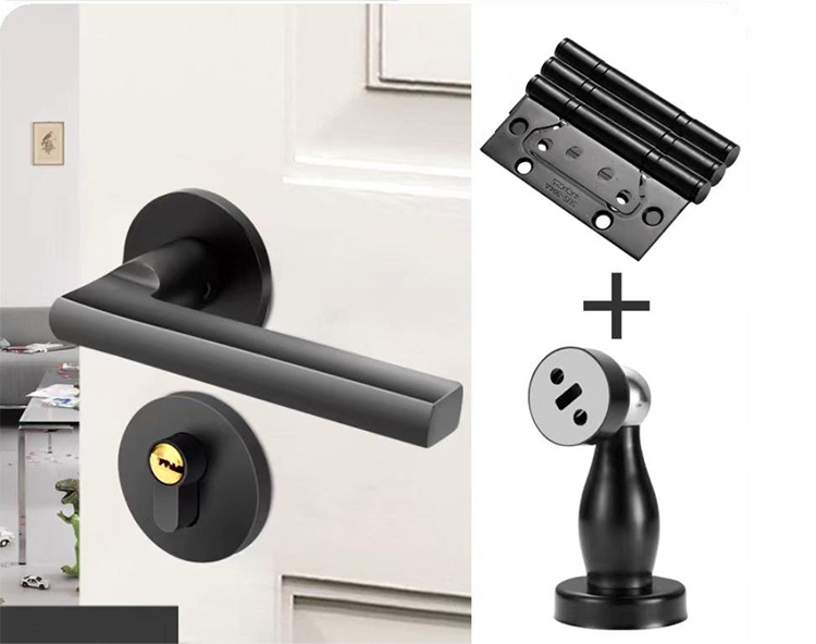 圣木定制实木复合烤漆门套装门法式扣线静音实木门卧室门折叠门(图14)