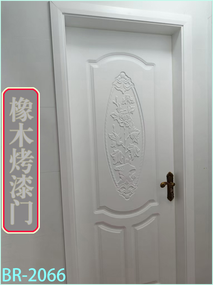 欧式实木门法式扣线房间门泰国橡胶木烤漆卧室门室内套装门定制(图9)