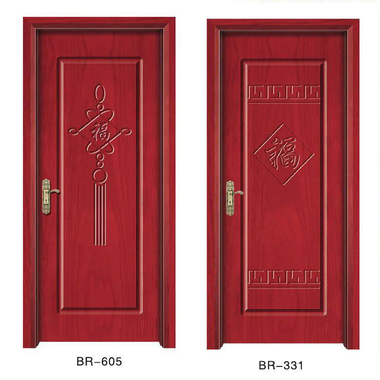 欧式实木门法式扣线房间门泰国橡胶木烤漆卧室门室内套装门定制(图16)