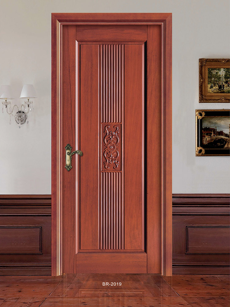 欧式实木门法式扣线房间门泰国橡胶木烤漆卧室门室内套装门定制(图18)