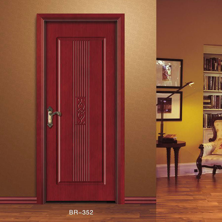 欧式实木门法式扣线房间门泰国橡胶木烤漆卧室门室内套装门定制(图39)