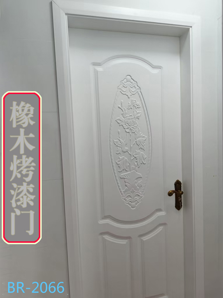 欧式实木门法式扣线房间门泰国橡胶木烤漆卧室门室内套装门定制(图66)