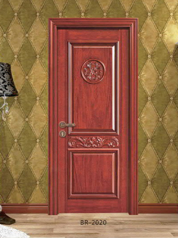 欧式实木门法式扣线房间门泰国橡胶木烤漆卧室门室内套装门定制(图88)