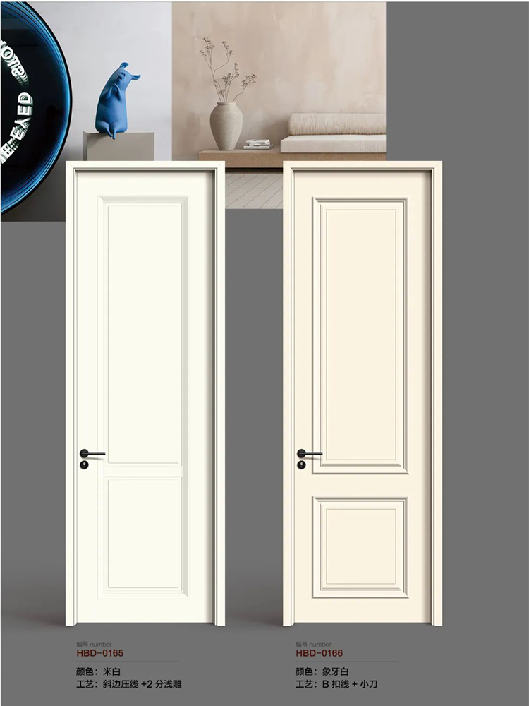 欧式实木门法式扣线房间门泰国橡胶木烤漆卧室门室内套装门定制(图100)