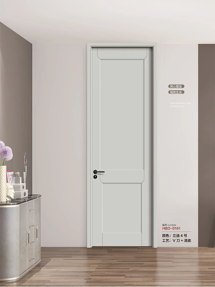 欧式实木门法式扣线房间门泰国橡胶木烤漆卧室门室内套装门定制(图104)