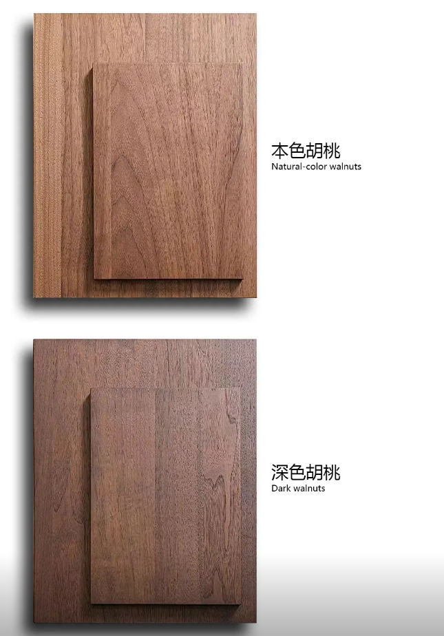 意式半透，进口油漆白橡榆木黑胡桃烟熏橡木高定系列(图2)