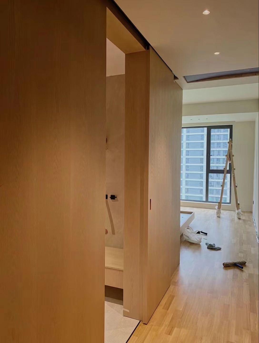 意式半透，进口油漆白橡榆木黑胡桃烟熏橡木高定系列(图7)