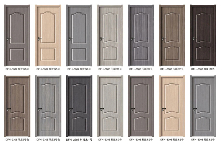 木门卧室门出租房简装烤漆门生态门酒店房间门实木复合碳晶门家用(图7)