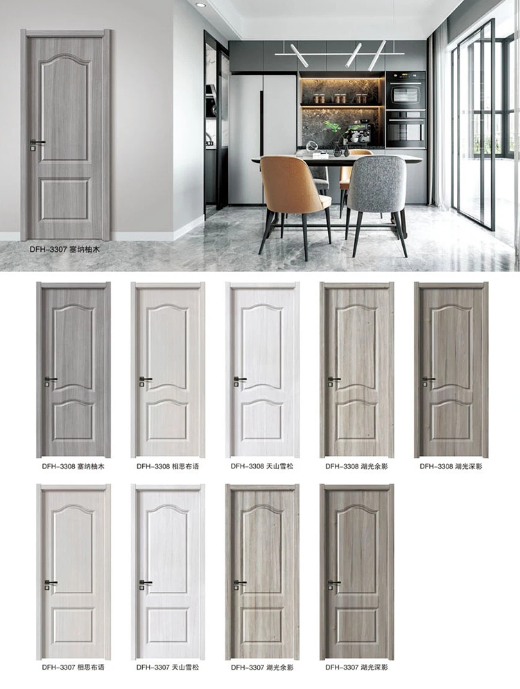 木门卧室门出租房简装烤漆门生态门酒店房间门实木复合碳晶门家用(图6)