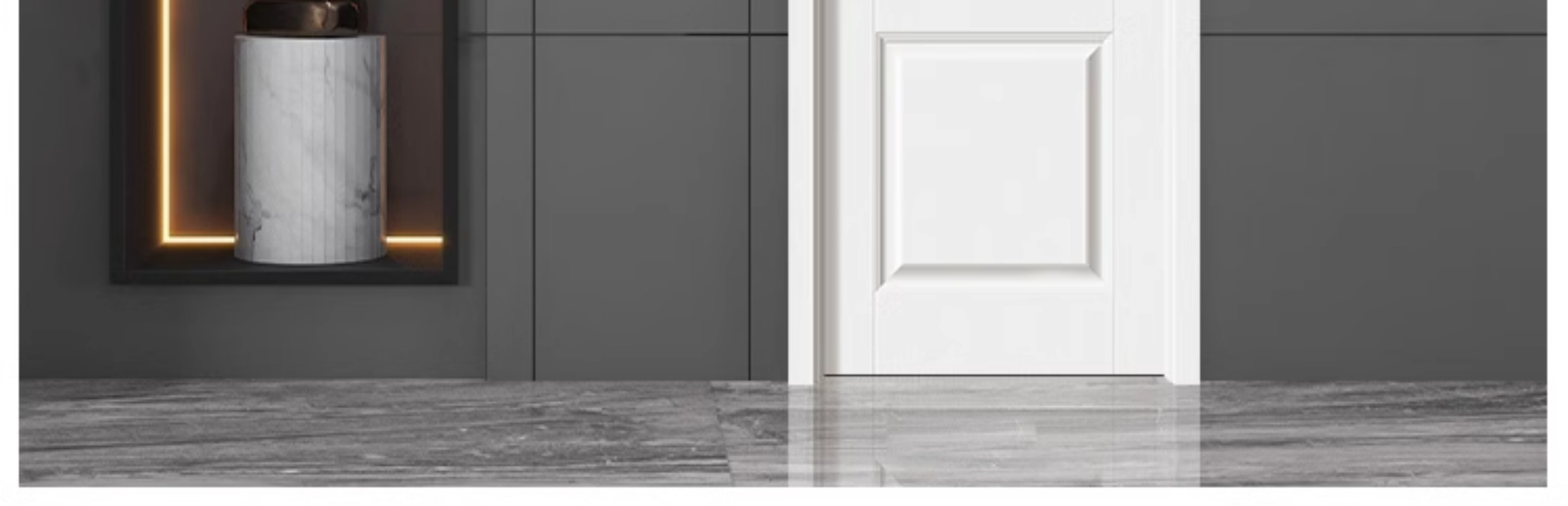 现货卧室门包邮送五金白色实木生态门实木复室内木门免漆门碳晶门(图16)